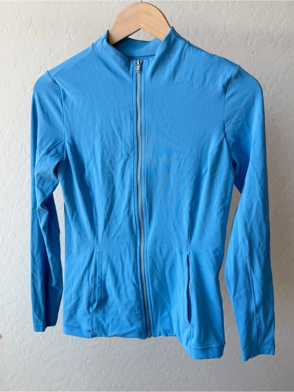 Nike Yoga Luxe Dri-Fit Full Zip Jacket Blue